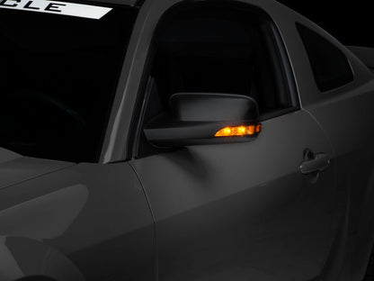 Raxiom 2005 - 2009 Ford Mustang Directional Side View Mirrors with Turn Signals | rax94327 - JDMuscleSPK548011