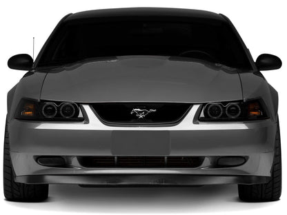 Raxiom 99 - 04 Ford Mustang Dual LED Halo Projector Headlights - Black Housing | Smoked Lens - JDMuscleShop the look 2rax49113