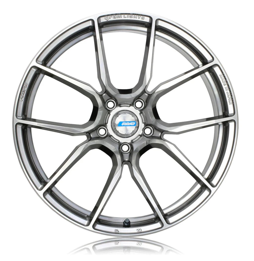 Rays 57ANA Shining Silver/Dc/Machining [Universal] - JDMuscleWheelsWGAA418ESA19X9.55x114.3'+18mm