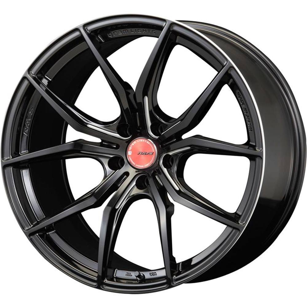 Rays 57ANA - X Super Dark Gunmetal/Dc/Machining [Universal] - JDMuscleWheelsWGAAAX25KHF20X9.56x139.7'+25mm