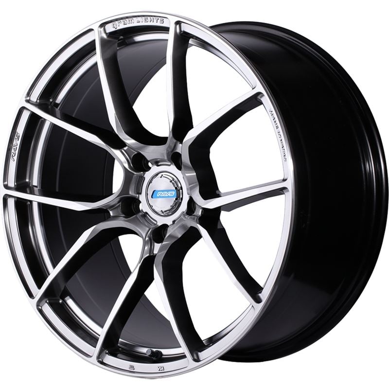 Rays 57ANA - X Super Dark Gunmetal/Dc/Machining [Universal] - JDMuscleWheelsWGAAAX25KHF20X9.56x139.7'+25mm