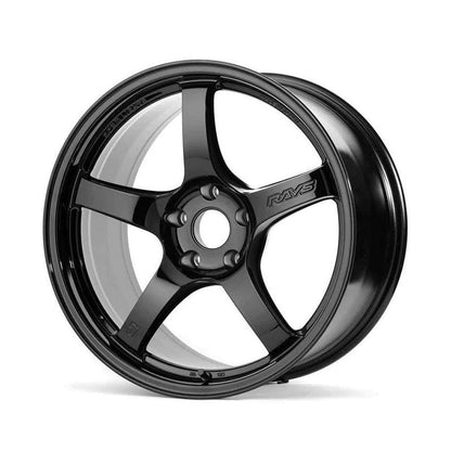 Rays 57CR Glass Black [Universal] - JDMuscleWheelsWGCRX38EGBP18X9.55x114.3'+38mm