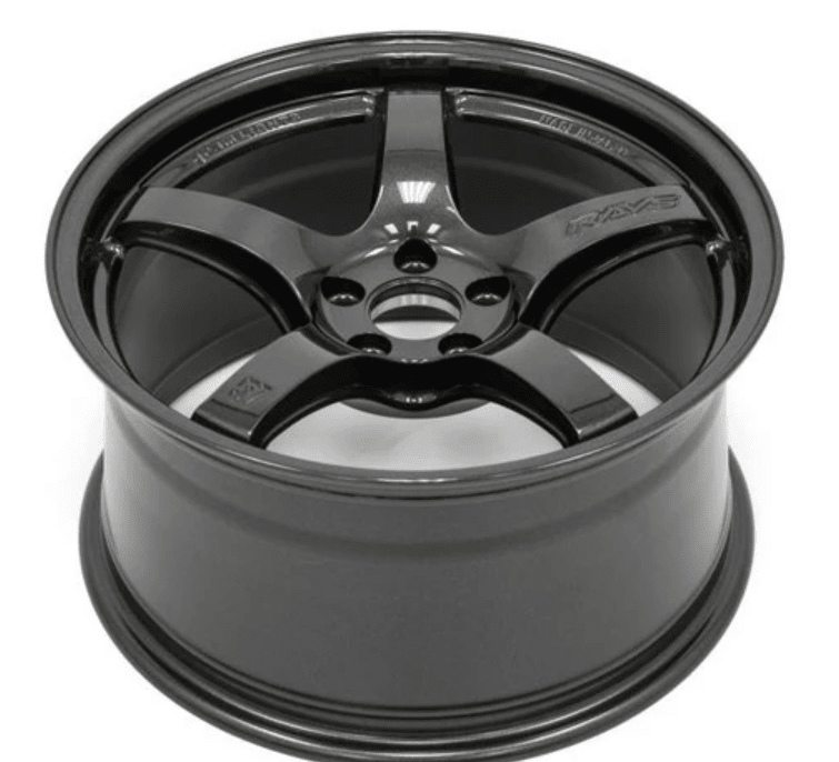 Rays 57CR Glass Black [Universal] - JDMuscleWheelsWGCRQ38DGBP17X95x100'+38mm
