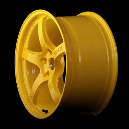 Rays 57CR Mach Yellow [Universal] - JDMuscleWheelsWGCRV37EWXZ18X8.55x114.3'+37mm