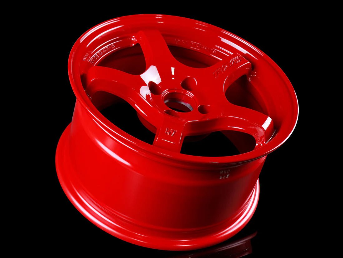 Rays 57CR Milano Red [Universal] - JDMuscleWheelsWGCRX38DMRP18X9.55x100'+38mm