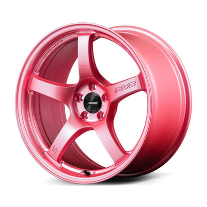 Rays 57CR Sakura Pink [Universal] - JDMuscleWheelsWGCRX38EPP18X9.55x114.3'+38mm