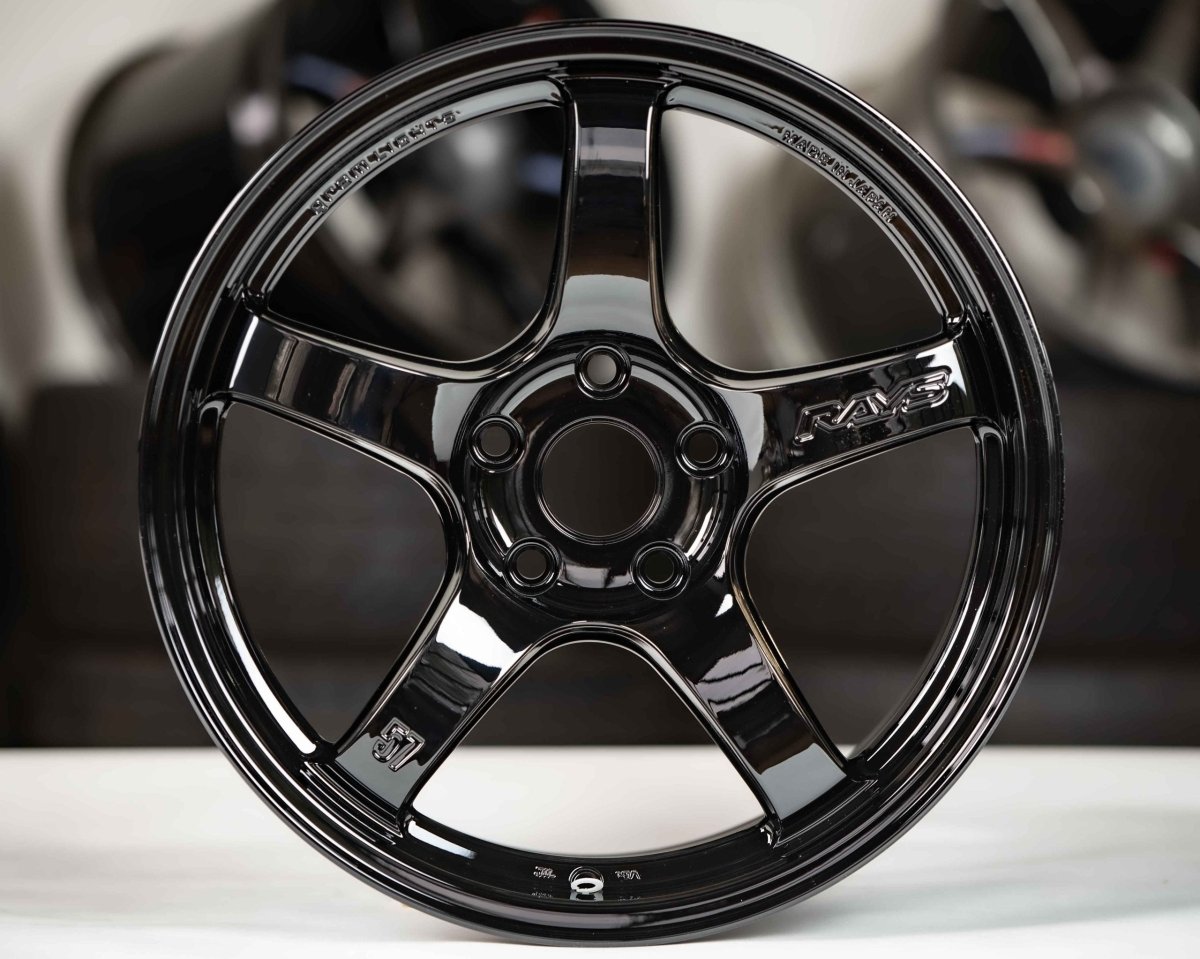 Rays 57CR Semi Gloss Black [Universal] - JDMuscleWheelsWGCR612EH19X10.55x114.3'+12mm