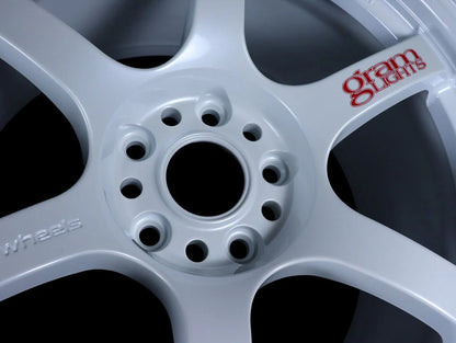 Rays 57DR Ceramic Pearl [Universal] - JDMuscleWheelsWGIX38DCPP18X9.55x100'+38mm