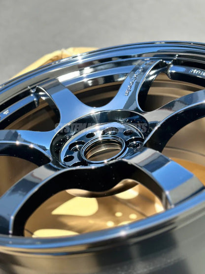 Rays 57DR Dark Blue Chrome Coating [Universal] - JDMuscleWheelsWGIAC12ENC18X10.55x114.3'+12mm