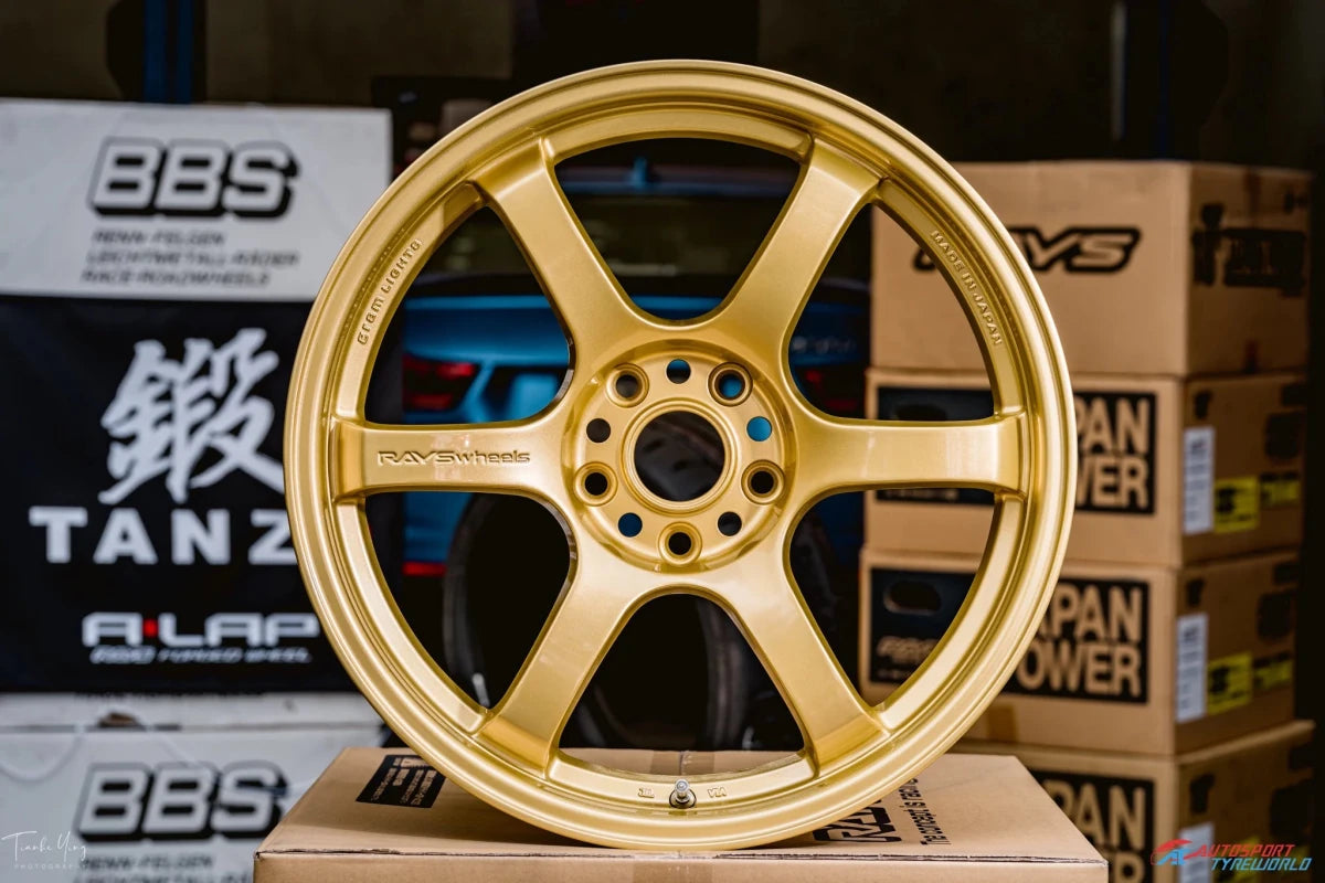 Rays 57DR Ff Gold [Universal] - JDMuscleWheelsWGIX38DFGP18X9.55x100'+38mm