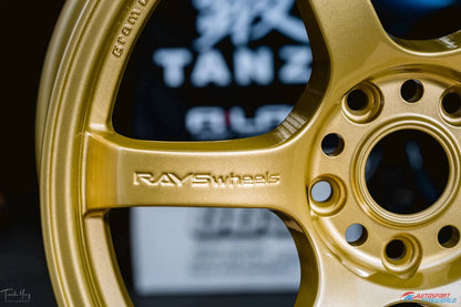 Rays 57DR Ff Gold [Universal] - JDMuscleWheelsWGIX38DFGP18X9.55x100'+38mm