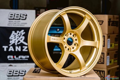 Rays 57DR Ff Gold [Universal] - JDMuscleWheelsWGIX38DFGP18X9.55x100'+38mm