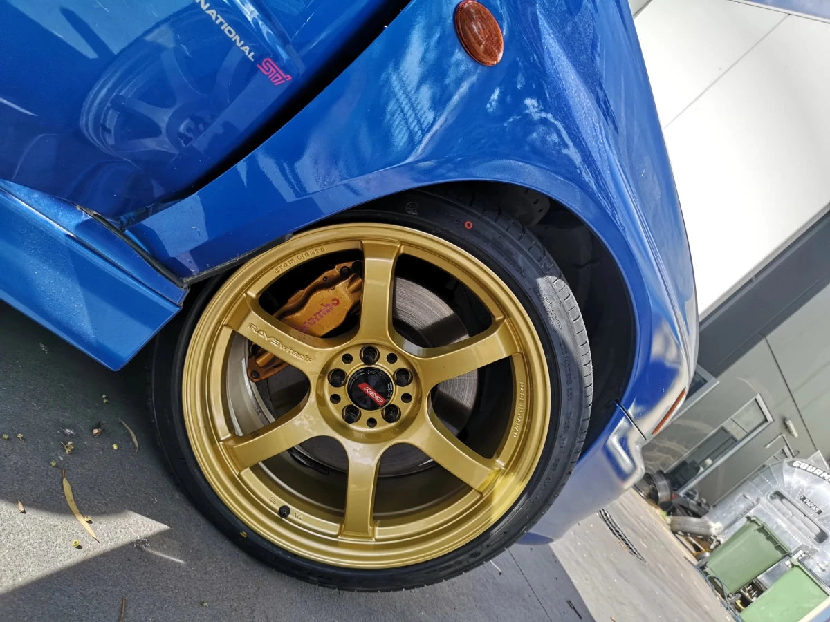 Rays 57DR Ff Gold [Universal] - JDMuscleWheelsWGIX38DFGP18X9.55x100'+38mm