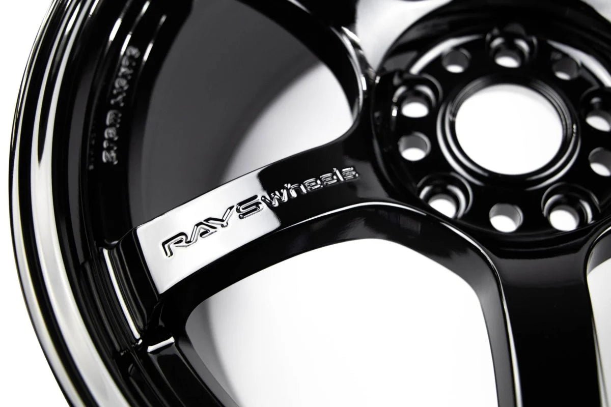 Rays 57DR Glass Black [Universal] - JDMuscleWheelsWGIX38DGBP18X9.55x100'+38mm