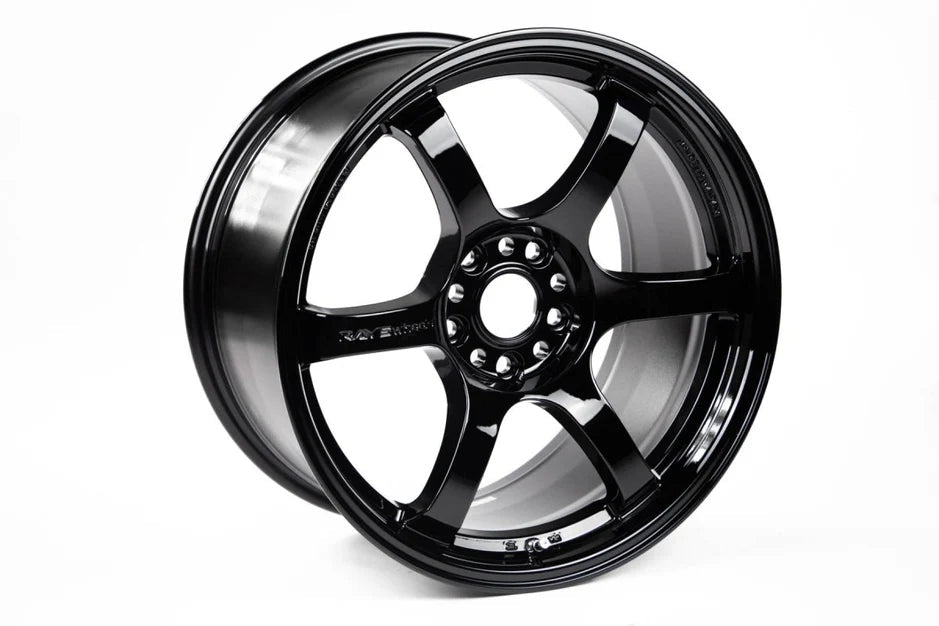 Rays 57DR Glass Black [Universal] - JDMuscleWheelsWGIX38DGBP18X9.55x100'+38mm