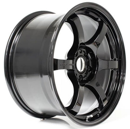 Rays 57DR Glossy Black [Universal] - JDMuscleWheelsWGIQ38DGX17X95x100'+38mm