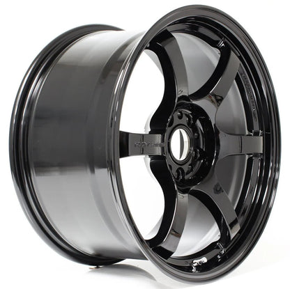 Rays 57DR Glossy Black [Universal] - JDMuscleWheelsWGIQ38DGX17X95x100'+38mm