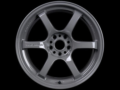 Rays 57DR Glossy Gray [Universal] - JDMuscleWheelsWGIQ12EAG17X95x114.3'+12mm