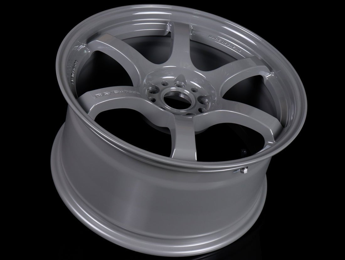 Rays 57DR Glossy Gray [Universal] - JDMuscleWheelsWGIV37EAG18X8.55x114.3'+37mm