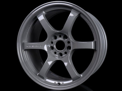 Rays 57DR Glossy Gray [Universal] - JDMuscleWheelsWGIAC12EAG18X10.55x114.3'+12mm