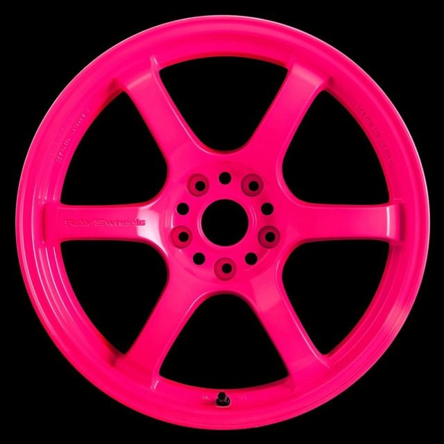 Rays 57DR Luminous Pink [Universal] - JDMuscleWheelsWGIX38DPK18X9.55x100'+38mm