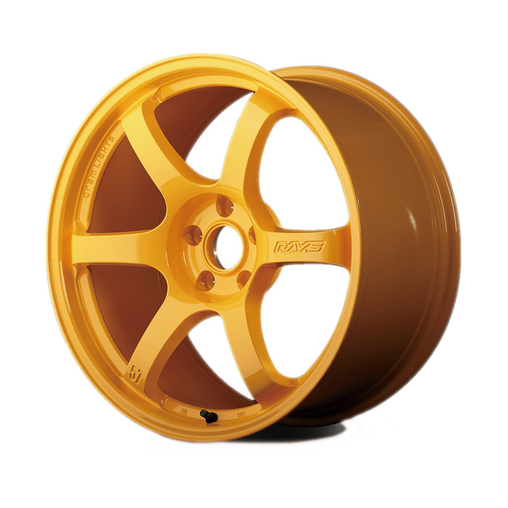 Rays 57DR Mach Yellow [Universal] - JDMuscleWheelsWGIQ38DWXZ17X95x100'+38mm