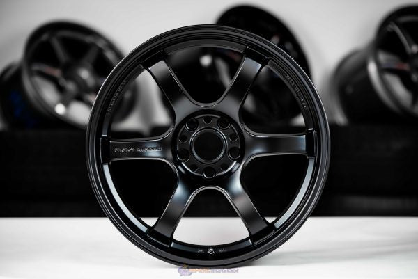 Rays 57DR Semi Gloss Black [Universal] - JDMuscleWheelsWGIX38DH18X9.55x100'+38mm