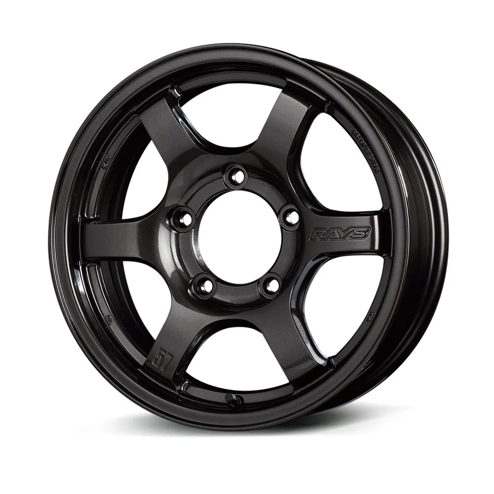 Rays 57DR - X Super Dark Gunmetal [Universal] - JDMuscleWheelsWGIXO05YH817X86x114.3'+5mm