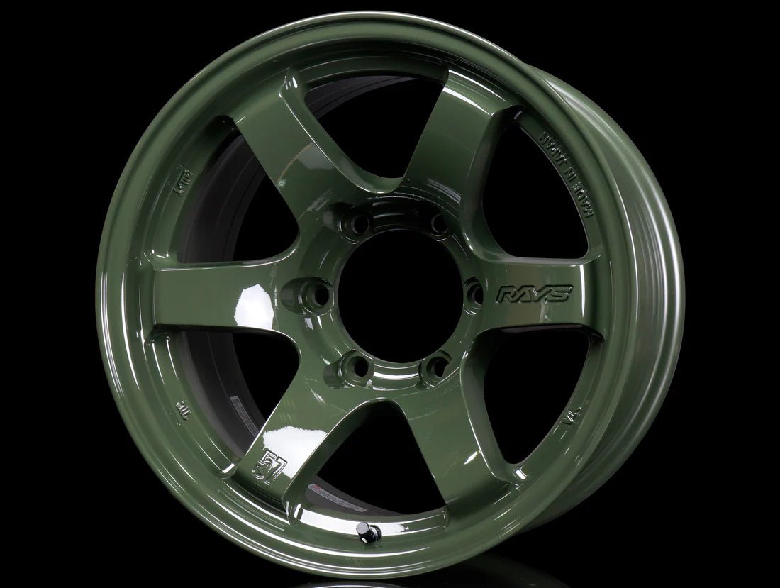 Rays 57DR - X2 Jungle Green [Universal] - JDMuscleWheelsWGI2H32EDXZ16X75x114.3'+32mm