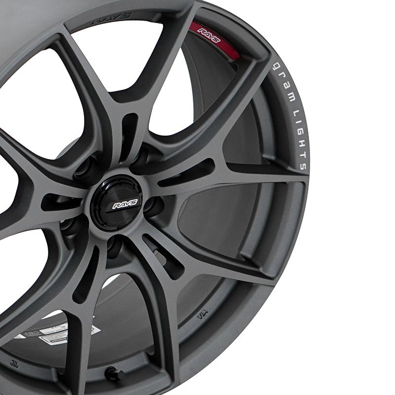 Rays 57FXZ Overseas Matte Graphite [Universal] - JDMuscleWheelsWGFZAY30EMG20X105x114.3'+30mm