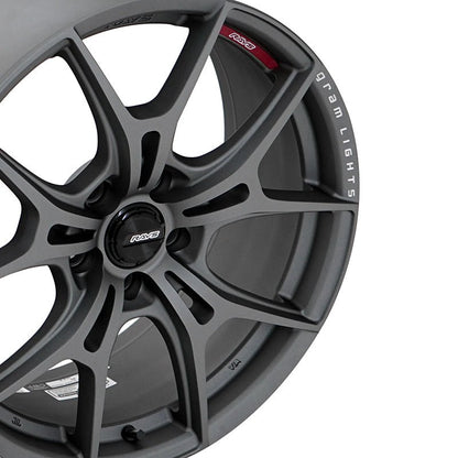 Rays 57FXZ Overseas Matte Graphite [Universal] - JDMuscleWheelsWGFZAY30EMG20X105x114.3'+30mm