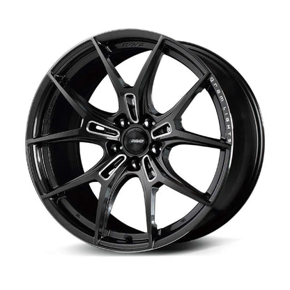 Rays 57FXZ Super Dark Gunmetal/Machining [Universal] - JDMuscleWheelsWGFJAC20EH818X10.55x114.3'+20mm