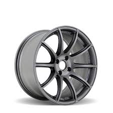 Rays 57TRANSCEND Overseas Matte Graphite / Machining [Universal] - JDMuscleWheelsWGTOAC20EMGS18X10.55x114.3'+20mm