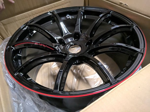 Rays 57TRANSCEND Rev Limit Black & Machining / E - Pro [Universal] - JDMuscleWheelsWGTL437W9R19X9.55x120'+37mm