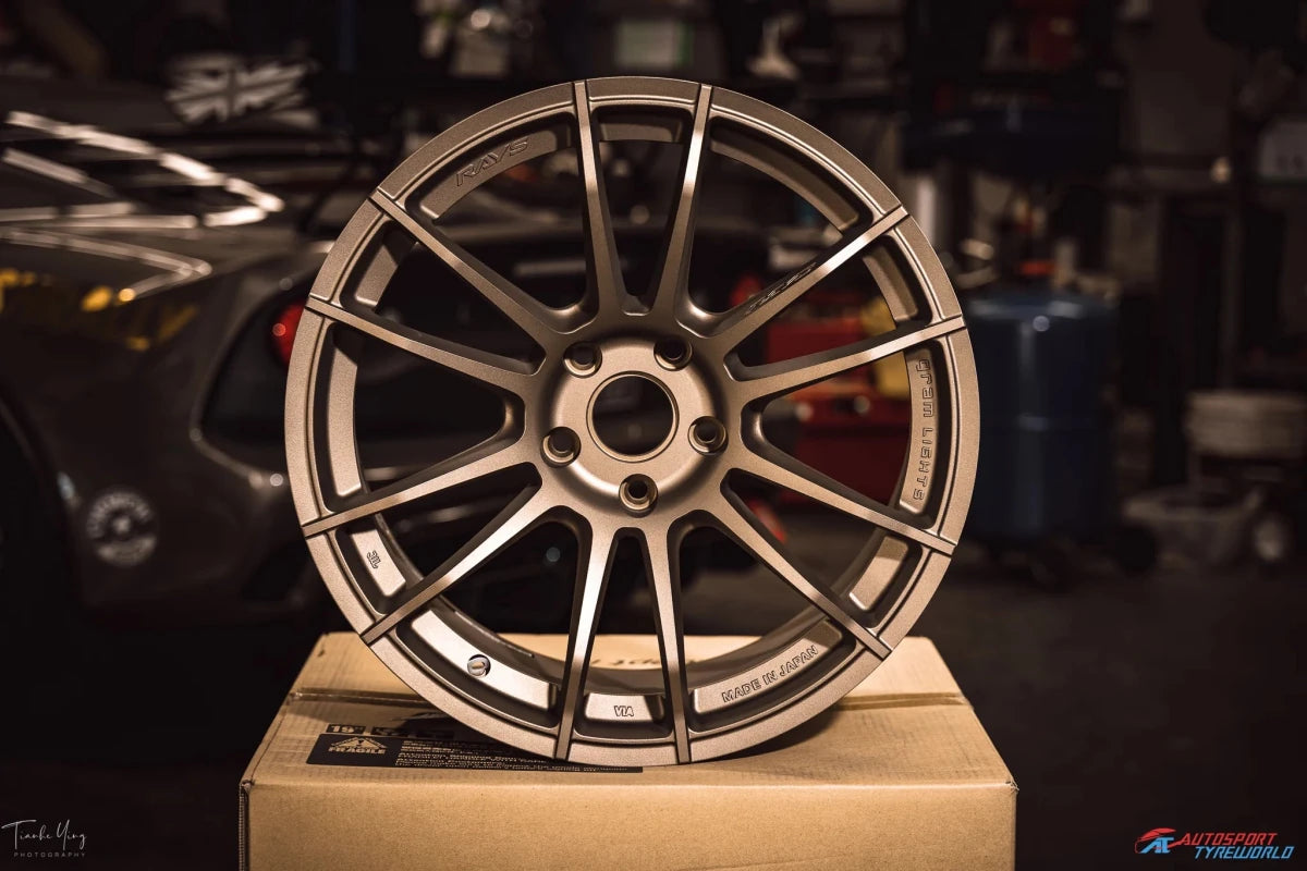 Rays 57XR - X Dark Bronze [Universal] - JDMuscleWheelsWGJXP-20KA17X8.56x139.7' - 20mm