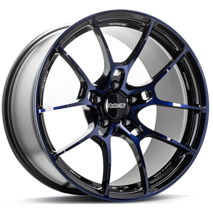 Rays G025 Db/C Dark Blue / Dc [Universal] - JDMuscleWheelsWKC0Y35MLD18X105x112'+35mm