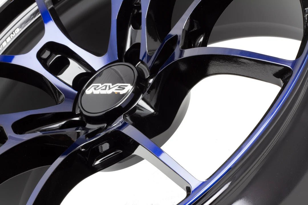 Rays G025 Db/C Dark Blue / Dc [Universal] - JDMuscleWheelsWKC0X22ELD18X9.55x114.3'+22mm