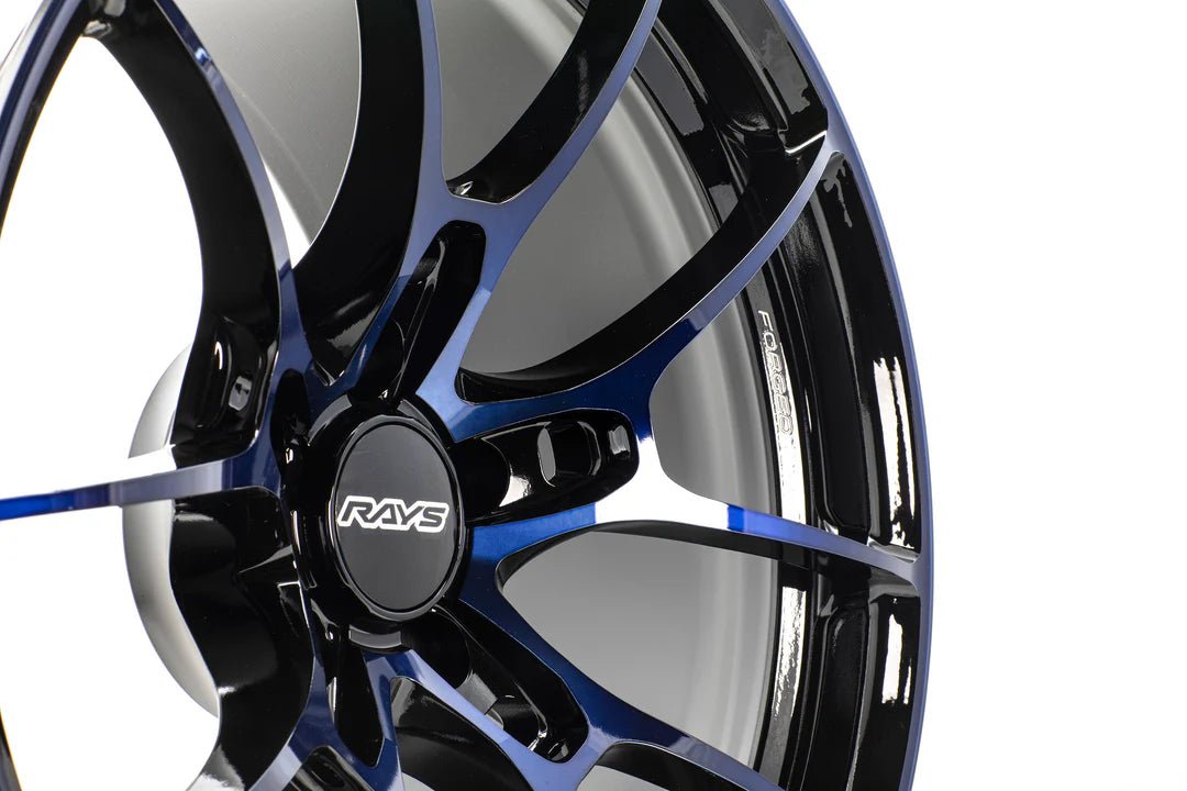 Rays G025 Db/C Dark Blue / Dc [Universal] - JDMuscleWheelsWKC0X22ELD18X9.55x114.3'+22mm