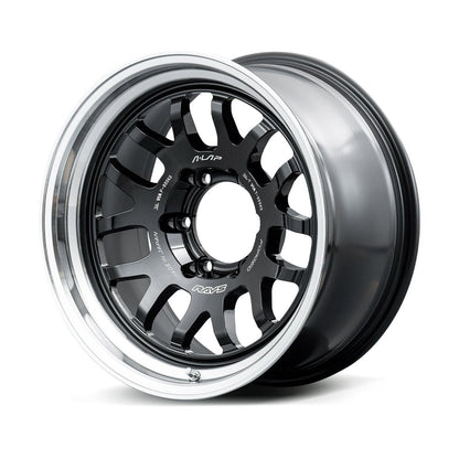 Rays Rays 07X Black/Rim Dc [Universal] - JDMuscleWheelsWOXJ17EBD16X85x114.3'+17mm