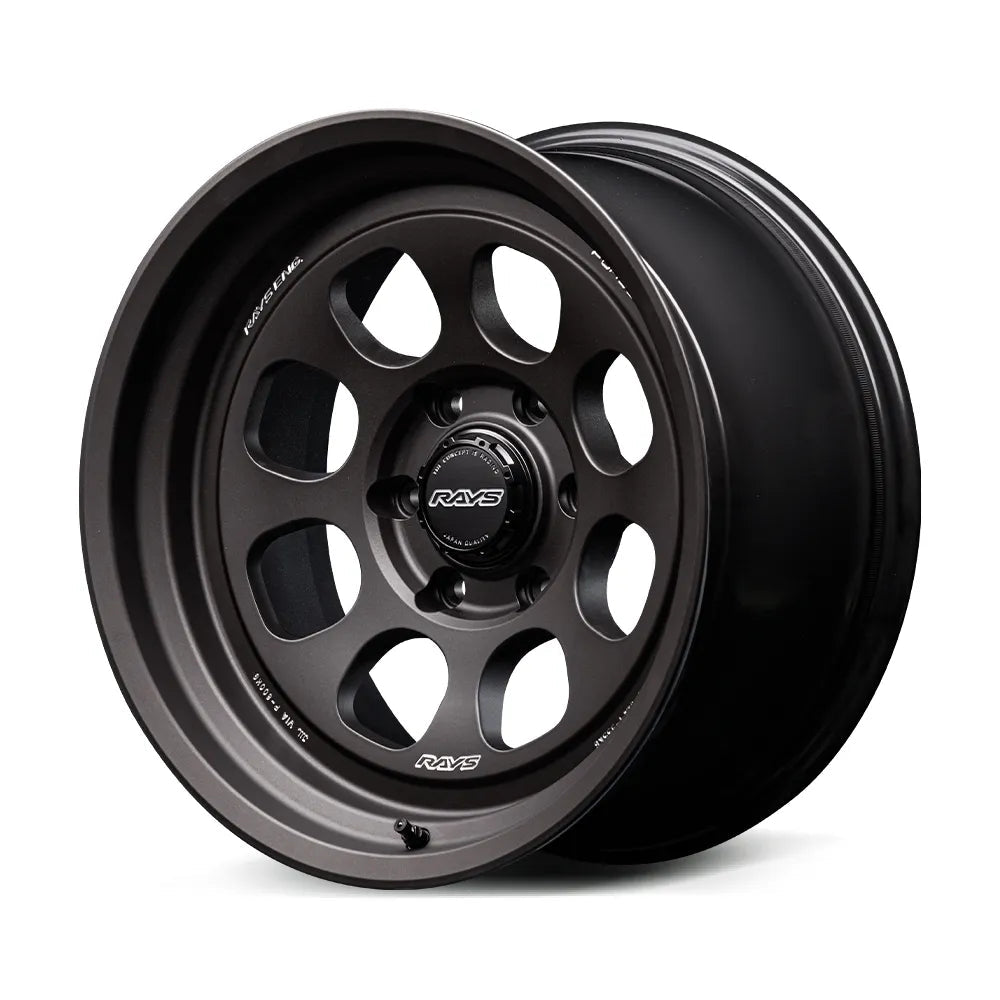 Rays Rays 08X Blast Black [Universal] - JDMuscleWheelsWO8W00KBT18X96x139.7'+0mm