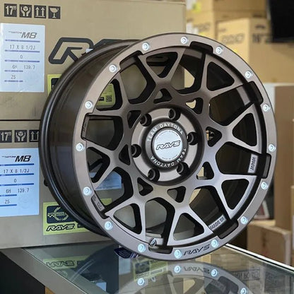 Rays Rays M8 Dark Bronze [Universal] - JDMuscleWheelsWOM8P00KZ617X8.56x139.7'+0mm