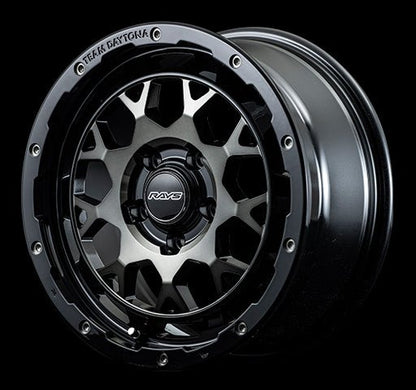 Rays Rays M9 Black/Disk Clear Smoke [Universal] - JDMuscleWheelsWOM9O00KBEQ17X86x139.7'+0mm