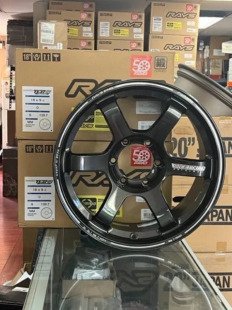 Rays TE37 Large Pcd PM2 Diamond Dark Gunmetal [Universal] - JDMuscleWheelsWVDEW00KMM18X96x139.7'+0mm