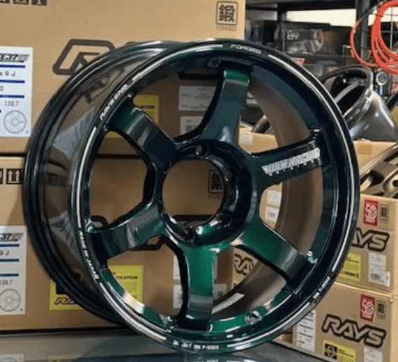 Rays TE37 Large Pcd PM2 Racing Green [Universal] - JDMuscleWheelsWVDEW00KIG18X96x139.7'+0mm