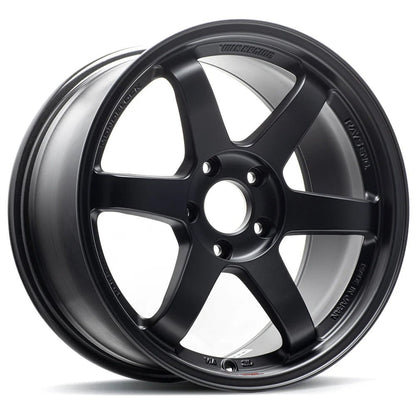 Rays TE37 Saga Flat Black [Universal] - JDMuscleWheelsWVDGO26OH17X85x110'+26mm