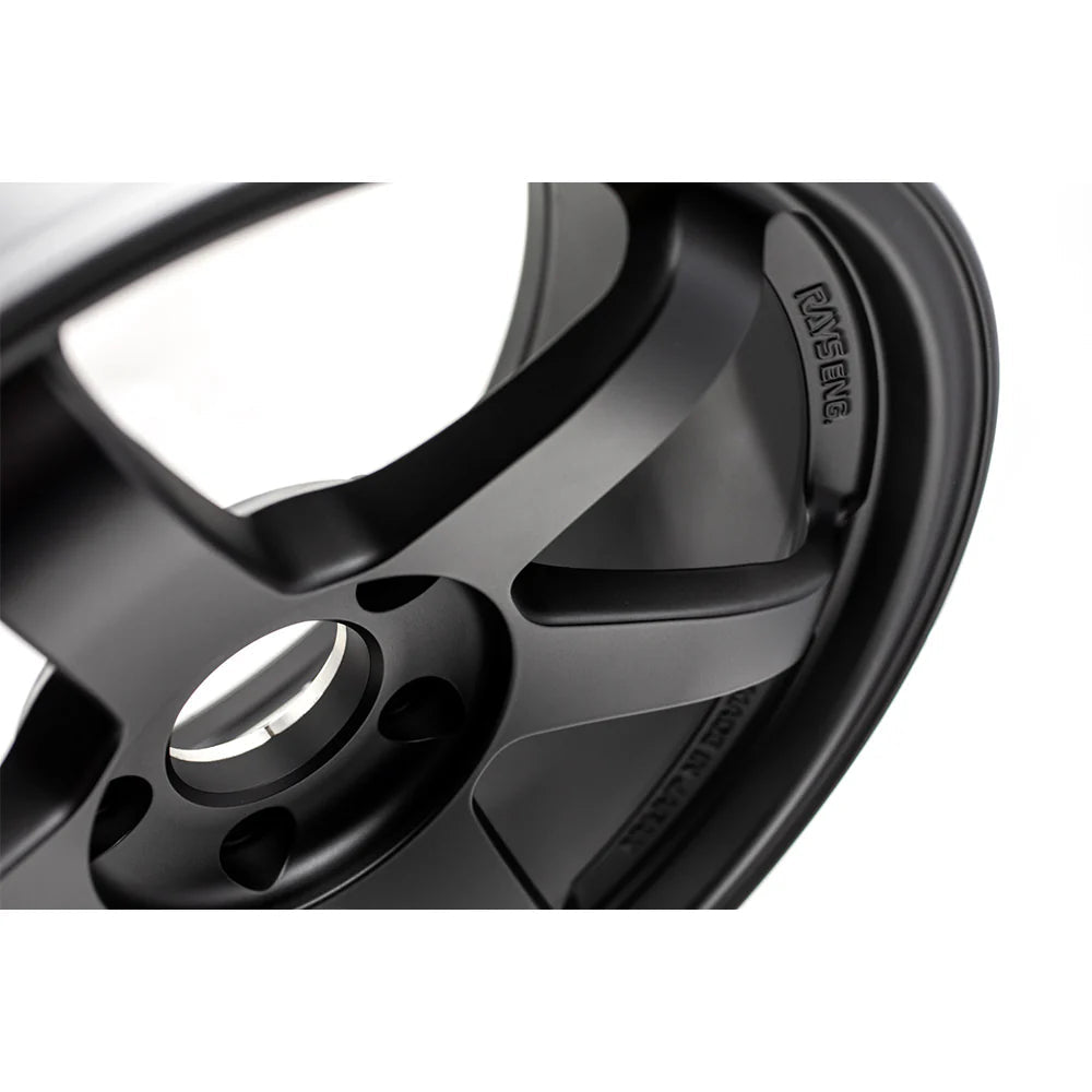 Rays TE37 Saga Flat Black [Universal] - JDMuscleWheelsWVDGO26OH17X85x110'+26mm
