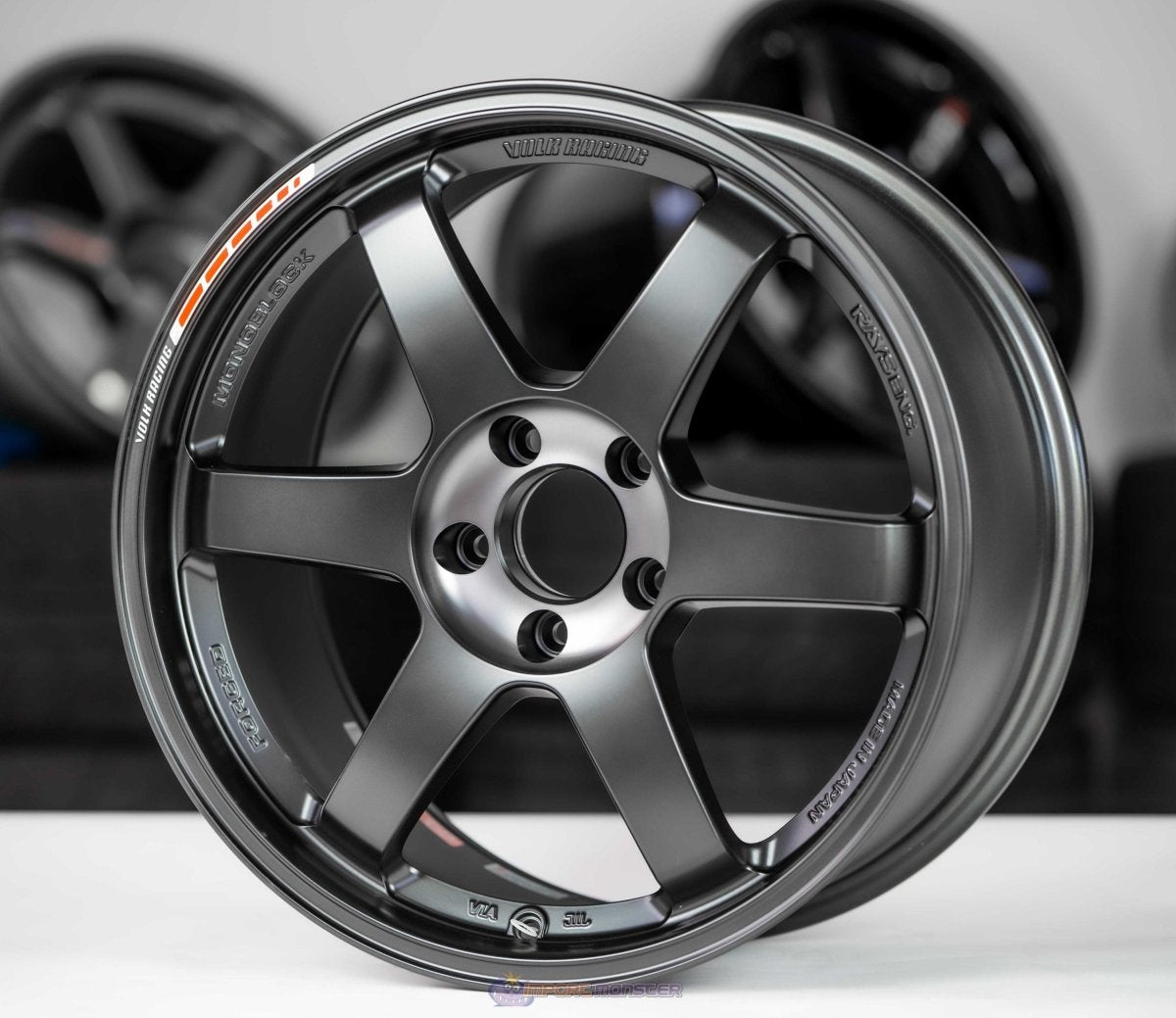 Rays TE37SL Bk - Iii Pressed Black / Redot [Universal] - JDMuscleWheelsWVDAE17EPB318X115x114.3'+17mm