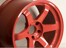 Rays TE37SL Hyper Red [Universal] - JDMuscleWheelsWVDAC20WPHR18X10.55x120'+20mm