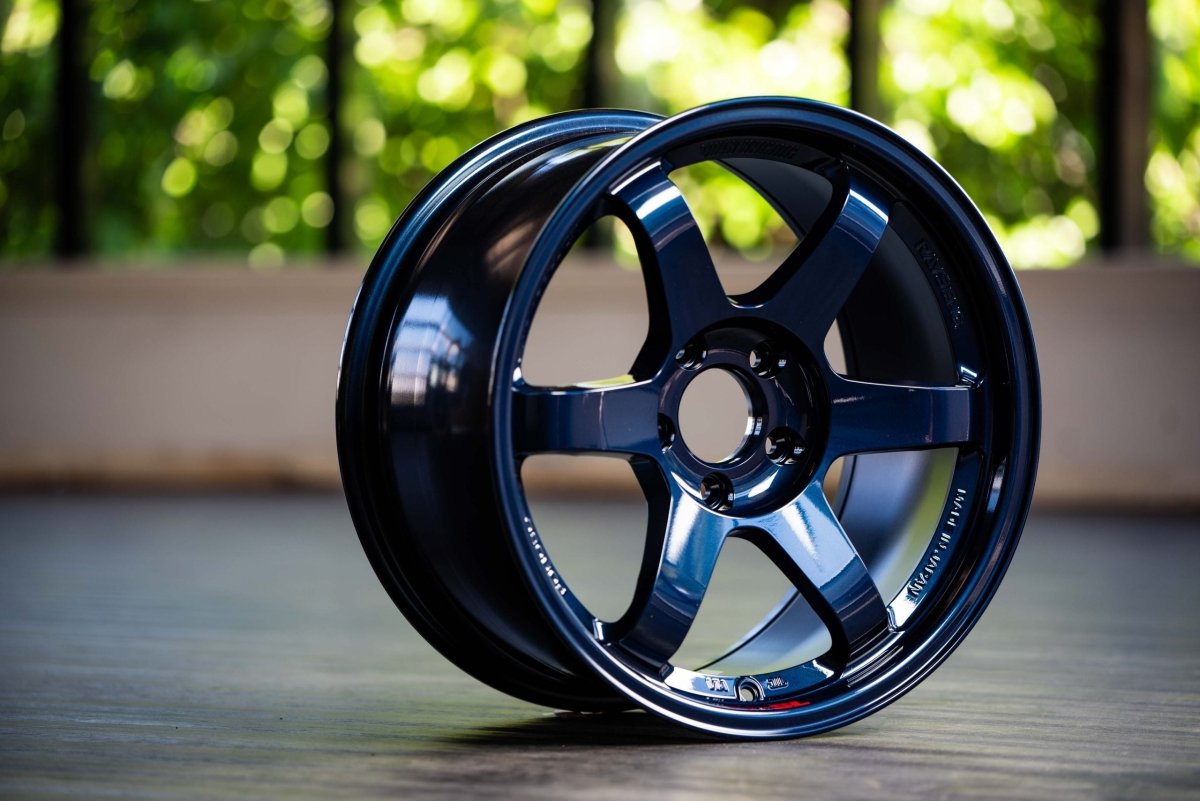 Rays TE37SL Mag Blue [Universal] - JDMuscleWheelsWVD422MPD19X9.55x112'+22mm
