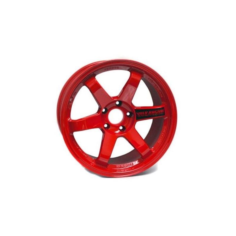 Rays TE37SL Red [Universal] - JDMuscleWheelsWVD622WPR19X10.55x120'+22mm